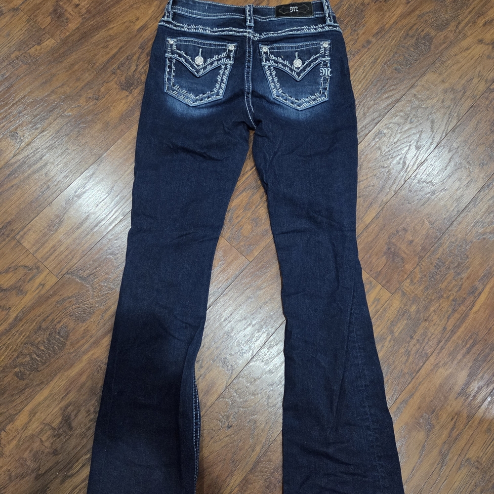 Miss Me Bootcut Jeans 28R - Picture 5 of 8